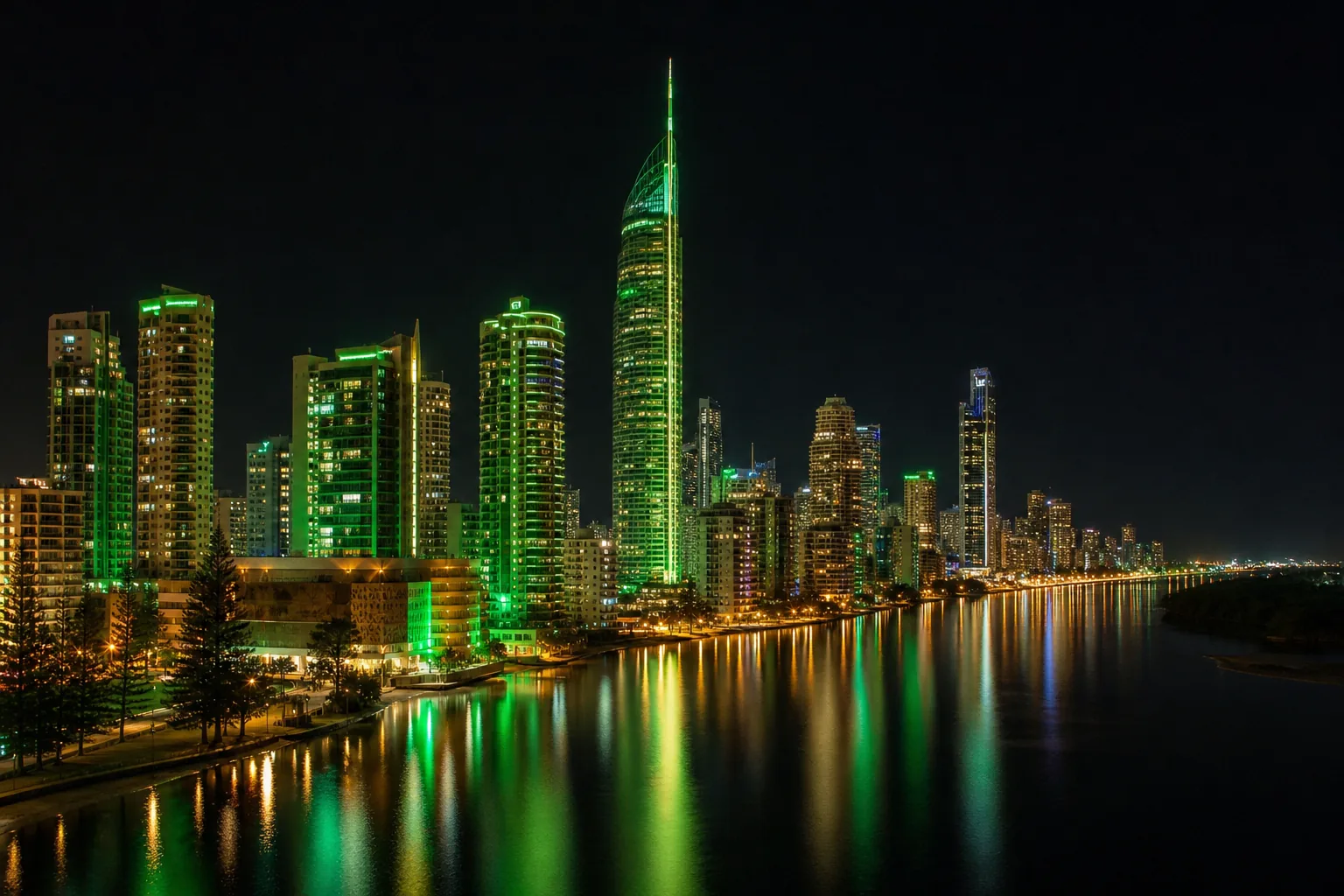 Editorial city guide graphic for Johnny Kash Casino readers in Gold Coast, QLD