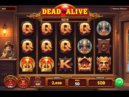 Dead or Alive II pokie artwork at Johnny Kash Casino